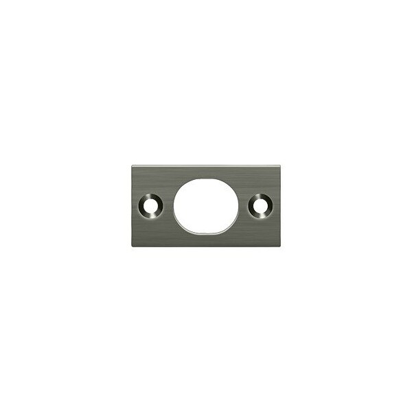 SP6FBU15 Strike Plate For 6 Flush Bolt Brushed Nickel, 10PK